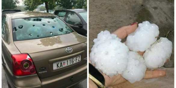 Разбиты крыши домов, уничтожены сельхозпосевы: на Словению «напал» град (ФОТО, ВИДЕО) | Русская весна