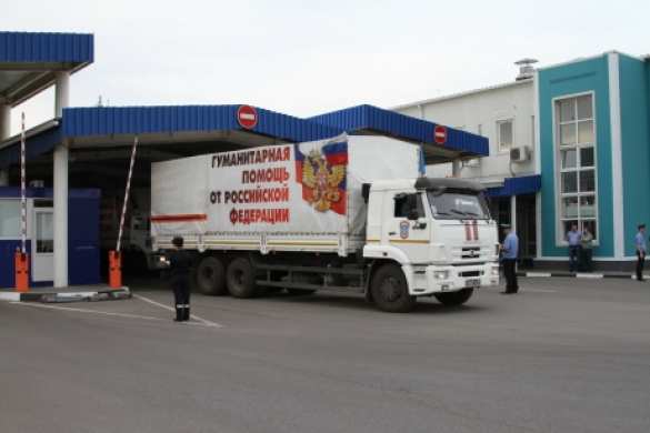 32-я колонна МЧС РФ с гуманитарной помощью прибыла на Донбасс | Русская весна