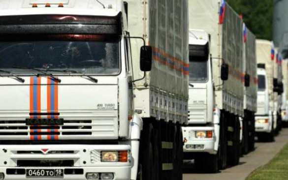 Автоколонна МЧС России с гуманитарной помощью отправилась в Новороссию | Русская весна