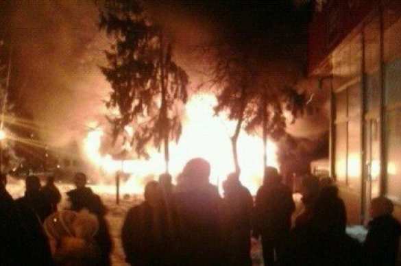 В кафе в центре Харькова произошел взрыв и пожар (фото, видео) | Русская весна