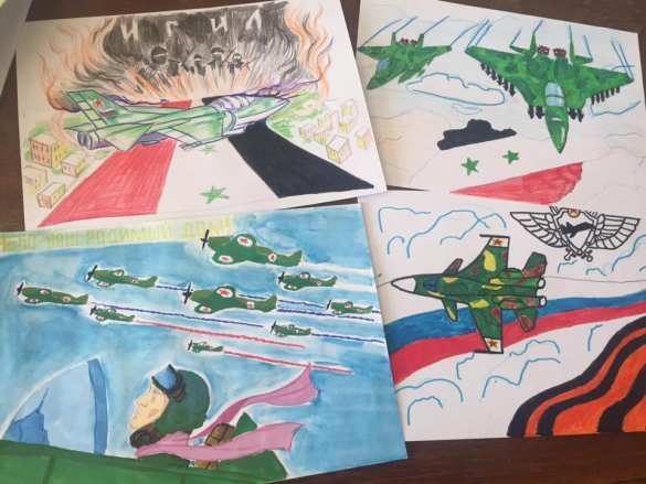 «Русским Соколам»: Донецкие дети поздравили российских военных в Сирии с Днем Победы — эксклюзив «Русской Весны» (ФОТО) | Русская весна