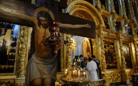 Наши космонавты накануне Пасхи развернули в космосе стяг с ликом Христа (ФОТО) | Русская весна