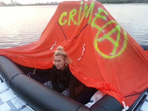 Так победим: вплавь из Киева в Евросоюз (ФОТО, ВИДЕО) | Русская весна