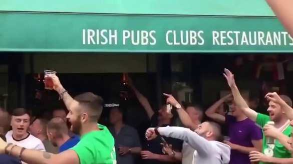 «Кто-нибудь, приведите русских!» — ирландцы позорят английских фанатов (ВИДЕО) | Русская весна