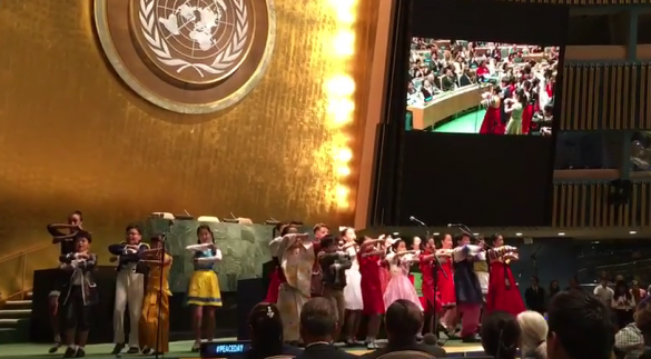 Дети из Южной Кореи исполнили «Калинку» на Генассамблее ООН (ВИДЕО) | Русская весна