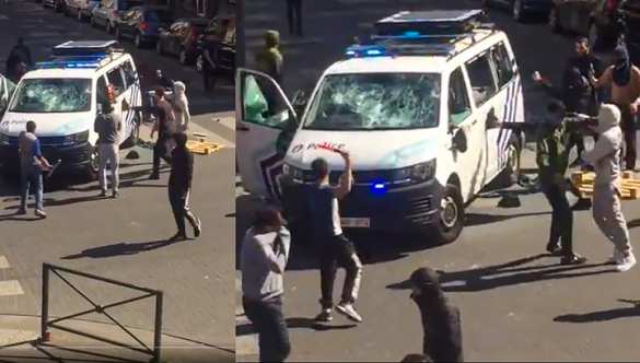 Карантин в Бельгии: бунт и полицейские погони (ВИДЕО) | Русская весна