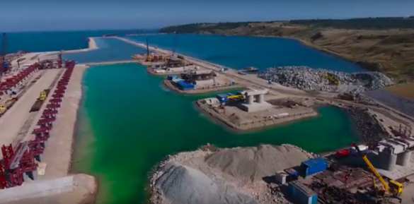 Началось строительство судоходной части Керченского моста (ВИДЕО) | Русская весна