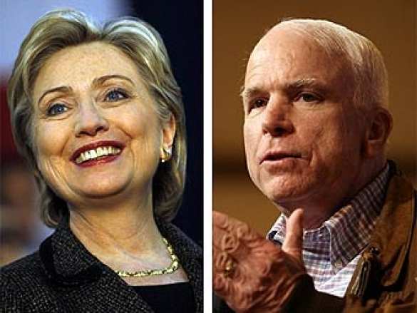 Хиллари Клинтон на спор пила водку с Маккейном (ВИДЕО) | Русская весна