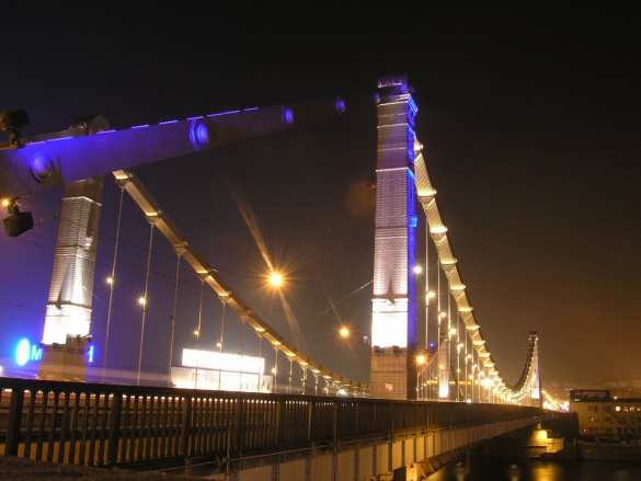 Полная иллюминация: впечатляющие кадры ночной подсветки Крымского моста (ФОТО, ВИДЕО) | Русская весна