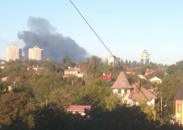 Столб дыма над Донецком, идёт обстрел (ФОТО, ВИДЕО) | Русская весна