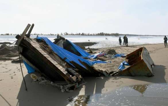 К берегам Японии прибило лодку с трупами | Русская весна