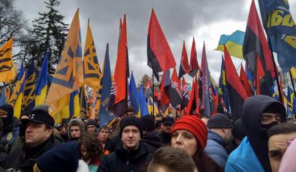 Украинские неонацисты анонсировали марш против олигархов (ВИДЕО) | Русская весна