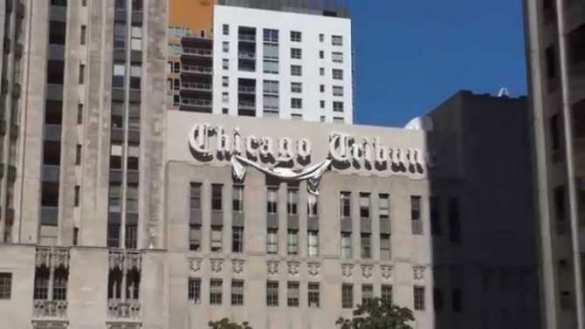 Huge #savedonbasspeople banner unfolded in Chicago (VIDEO) | Русская весна