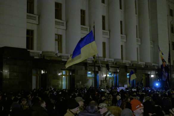 На новом майдане в центре Киева обещают отправить Зеленского в Ростов (ФОТО) | Русская весна