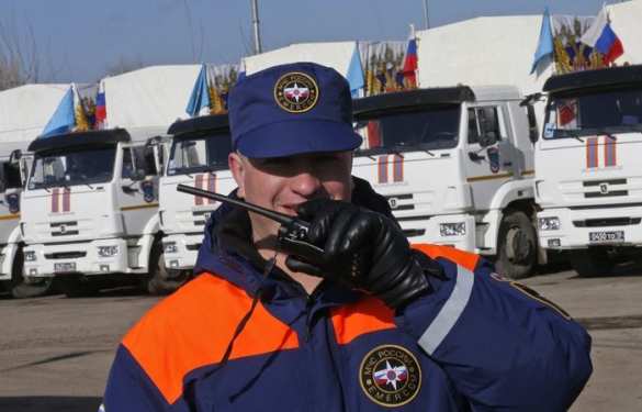 Колонна МЧС с помощью для Донбасса отправилась из Подмосковья в Ростовскую область | Русская весна