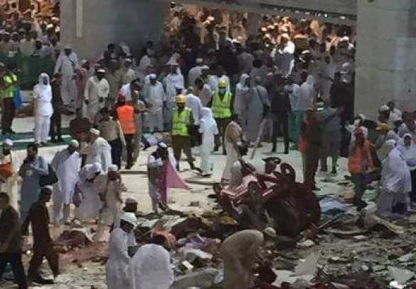 На главную мечеть Мекки рухнул кран: известно о 87 погибших (ВИДЕО, ФОТО 18+) | Русская весна