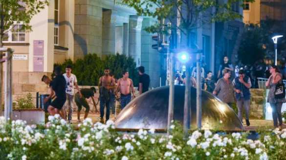 В Германии произошла драка между мигрантами и местными жителями (ВИДЕО) | Русская весна