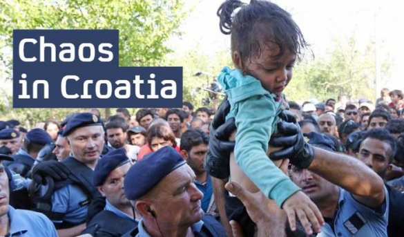 Хаос в Хорватии: мигранты прорывают границы (ФОТО, +ВИДЕО) | Русская весна