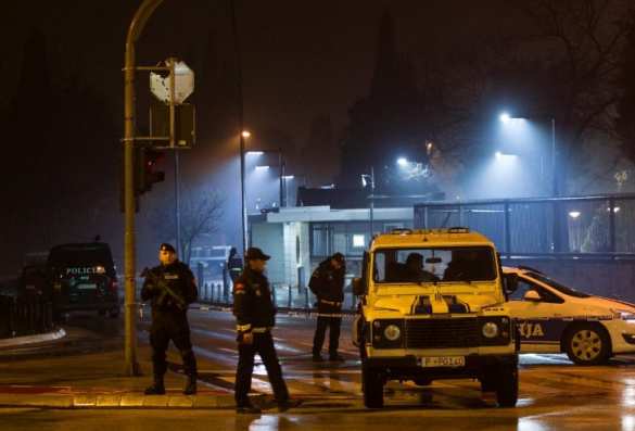 Неизвестные атаковали посольство США в Черногории (+ФОТО) | Русская весна