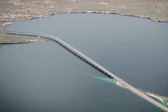 Дорога будущего: кадры возведения моста через Керченский пролив с высоты птичьего полета (ВИДЕО) | Русская весна