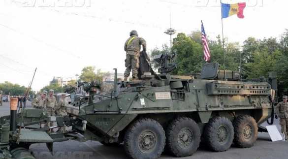 Военную технику НАТО всё же вывели из центра Кишинева | Русская весна