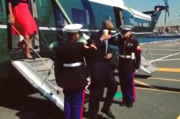 «Кофейное приветствие» морпехов от Обамы — стакан кофе важнее этикета (видео) | Русская весна