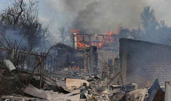 ВСУ начали обстрел западного пригорода Горловки | Русская весна