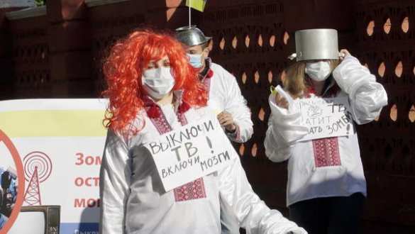 Акция «Смирительная вышиванка» прошла в Одессе (видео) | Русская весна