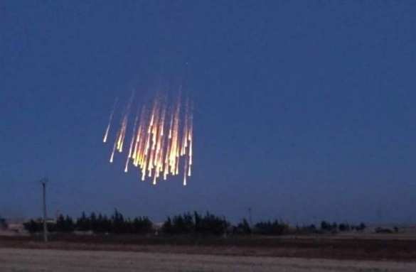 Огненный дождь: ВКС России сожгли склад боеприпасов террористов в Алеппо (ВИДЕО) | Русская весна
