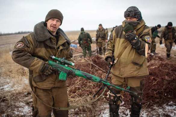 Войска ДНР на боевых позициях под Дебальцево (ВИДЕО) | Русская весна