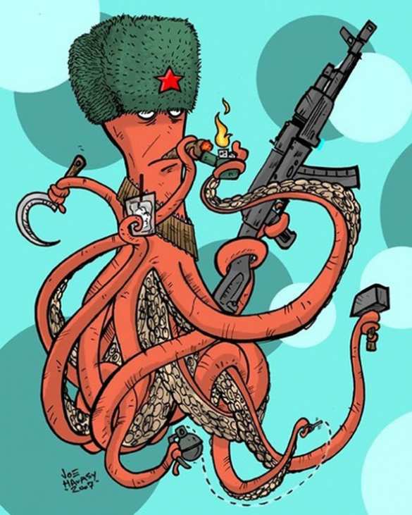 У Путина появилось новое секретное оружие — гигантский осьминог-убийца, — Daily Express | Русская весна