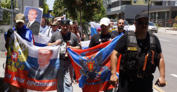 Австралийские казаки провели акцию в поддержку Новороссии и России (фоторепортаж+видео) | Русская весна