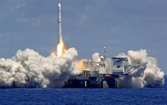 Плавучий космодром «Морской старт» перебрасывают из США в Россию | Русская весна