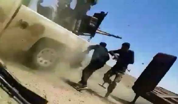 Момент гибели российского генерала в Сирии (ВИДЕО 18+) | Русская весна