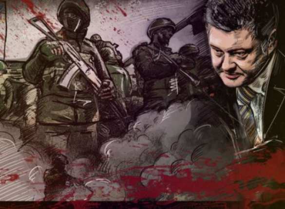 Картина Босха: Порошенко в храме ставит автографы на Библиях и раздает их фанатам Майдана | Русская весна