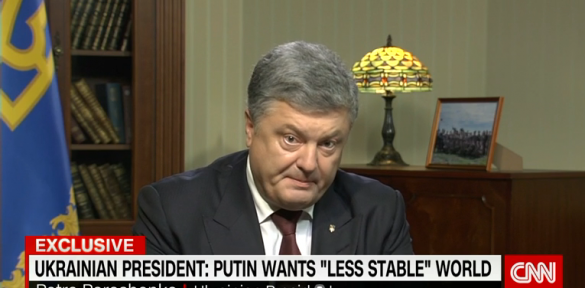 Путин хочет Украину целиком, — Порошенко телеканалу CNN (ФОТО) | Русская весна