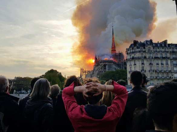 Вид горящего Нотр-Дама разрывает душу: вице-президент США прокомментировал ужасный пожар | Русская весна