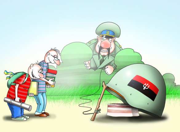 Для вручения повесток военкомы переодеваются в дворников | Русская весна