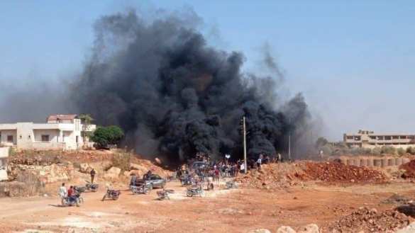 Бунт в Сирии: у турецких баз пламя и клубы чёрного дыма (ФОТО, ВИДЕО) | Русская весна