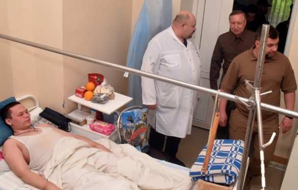 Денис Пушилин и Александр Беглов проведали раненых бойцов в Донецке (ФОТО) | Русская весна