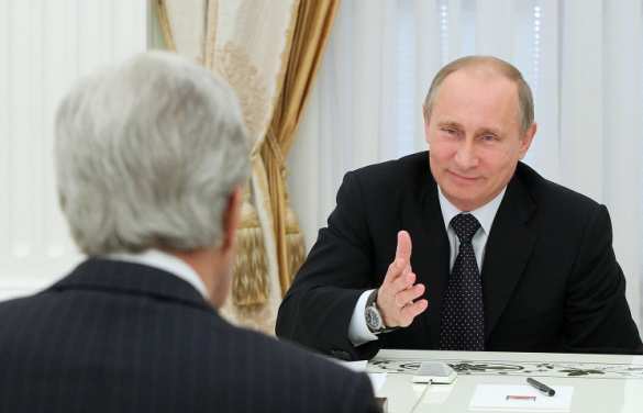 Путин проводит встречу с госсекретарем США | Русская весна