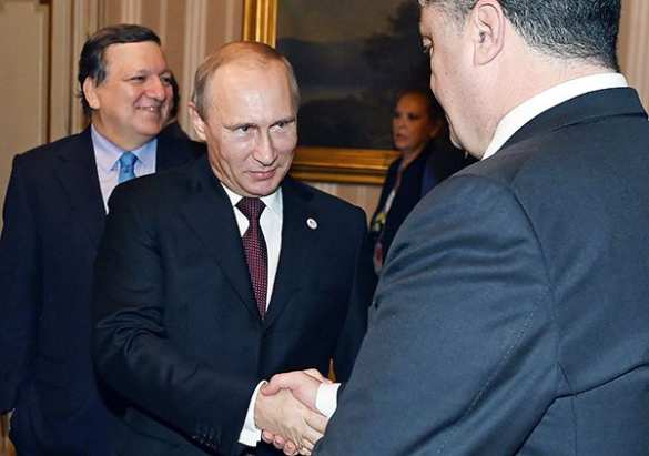 Украина договорилась с Россией о цене на газ в 385 долларов за тыс. куб. м. до конца марта — Порошенко  | Русская весна