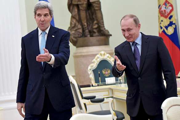 Стало известно, о чем говорили Путин и Керри | Русская весна