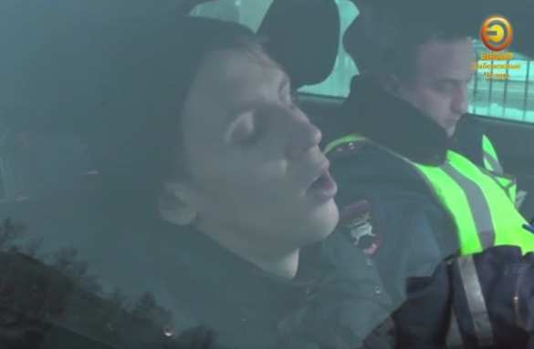 Пьяный водитель потерял память, но не забыл Путина (ВИДЕО) | Русская весна