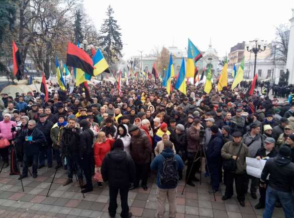 «МихоМайдан» жив и будет жить: сотни протестующих собрались под Радой (ФОТО, ПРЯМАЯ ТРАНСЛЯЦИЯ) | Русская весна