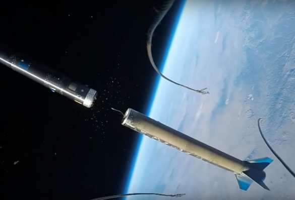 Уникальные кадры отделения ракетной ступени в космосе (ВИДЕО) | Русская весна