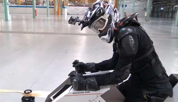 Русский летающий мотоцикл совершил первые полеты в Москве (ВИДЕО) | Русская весна