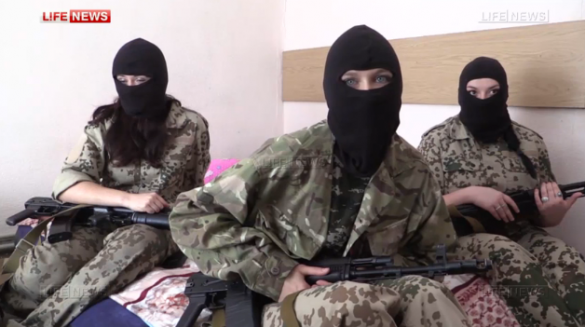 Ополченцы Донбасса создали на базе батальона «Русь» женский отряд (видео) | Русская весна