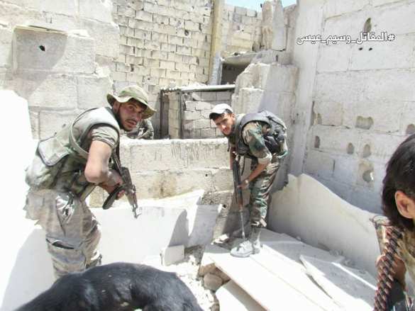 Городские бои: Спецназ САА с собаками выискивает норы боевиков и отвоевывает кварталы под Дамаском (ФОТО) | Русская весна