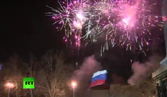 В Севастополе отпраздновали годовщину воссоединения Крыма с Россией (ВИДЕО) | Русская весна